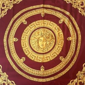 Versace Medusa silk scarf